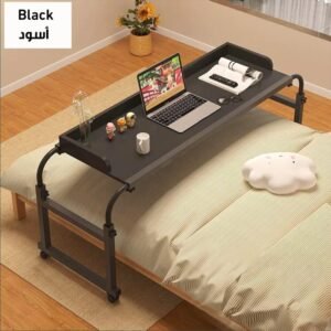 adjustable overbed table with wheel 120cm
