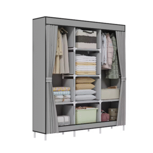 clothing storage cabinet grey