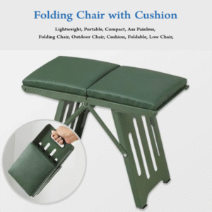 folding stool with cusion